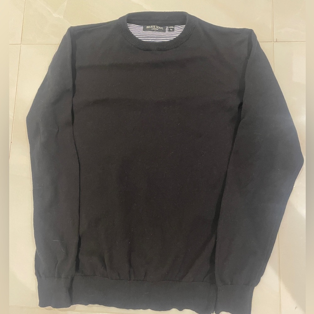Brave Soul London black sweater